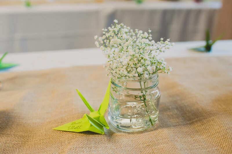 Bridal table centerpiece