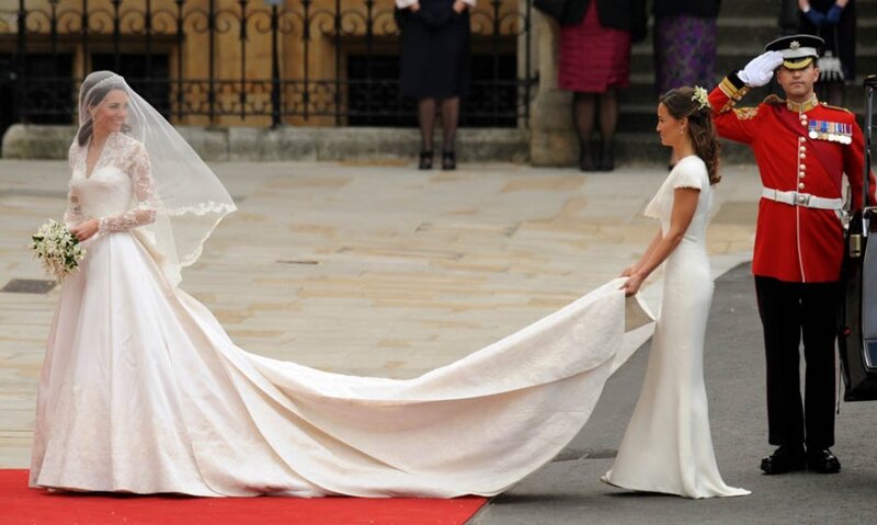 Bride and Bridesmaid — White, Formal