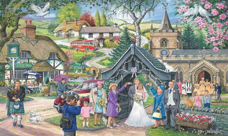 Bride and Groom at Church
