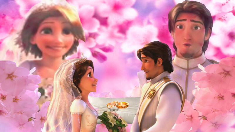 Bride and Groom Couple — Pink, Romantic