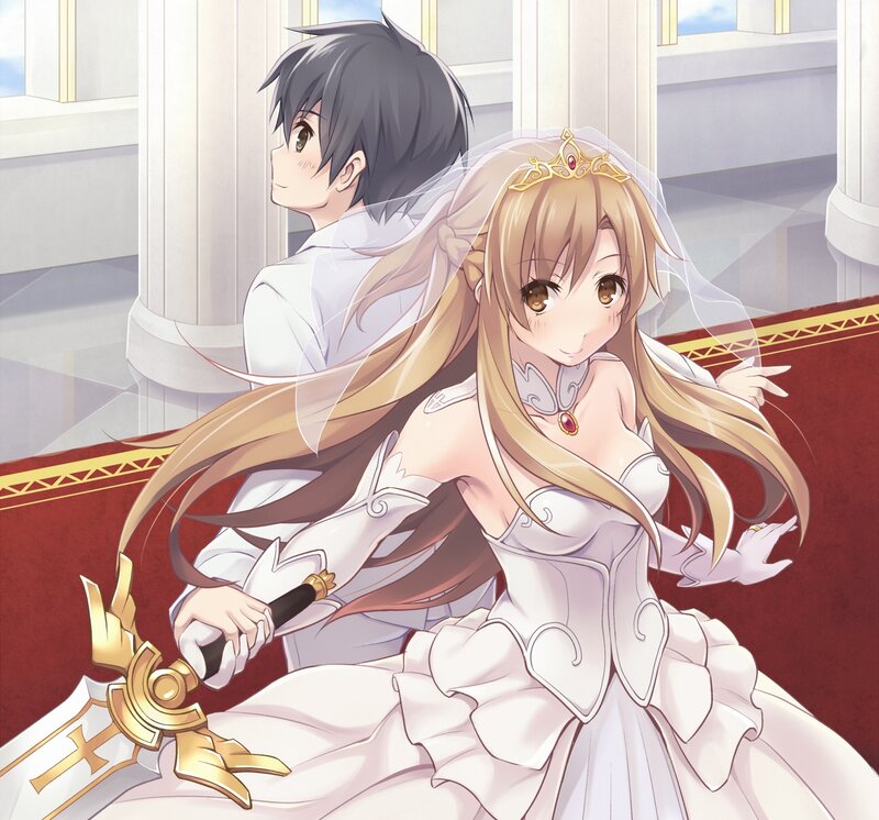 Bride and Groom Couple — White, Joyful, Afternoon