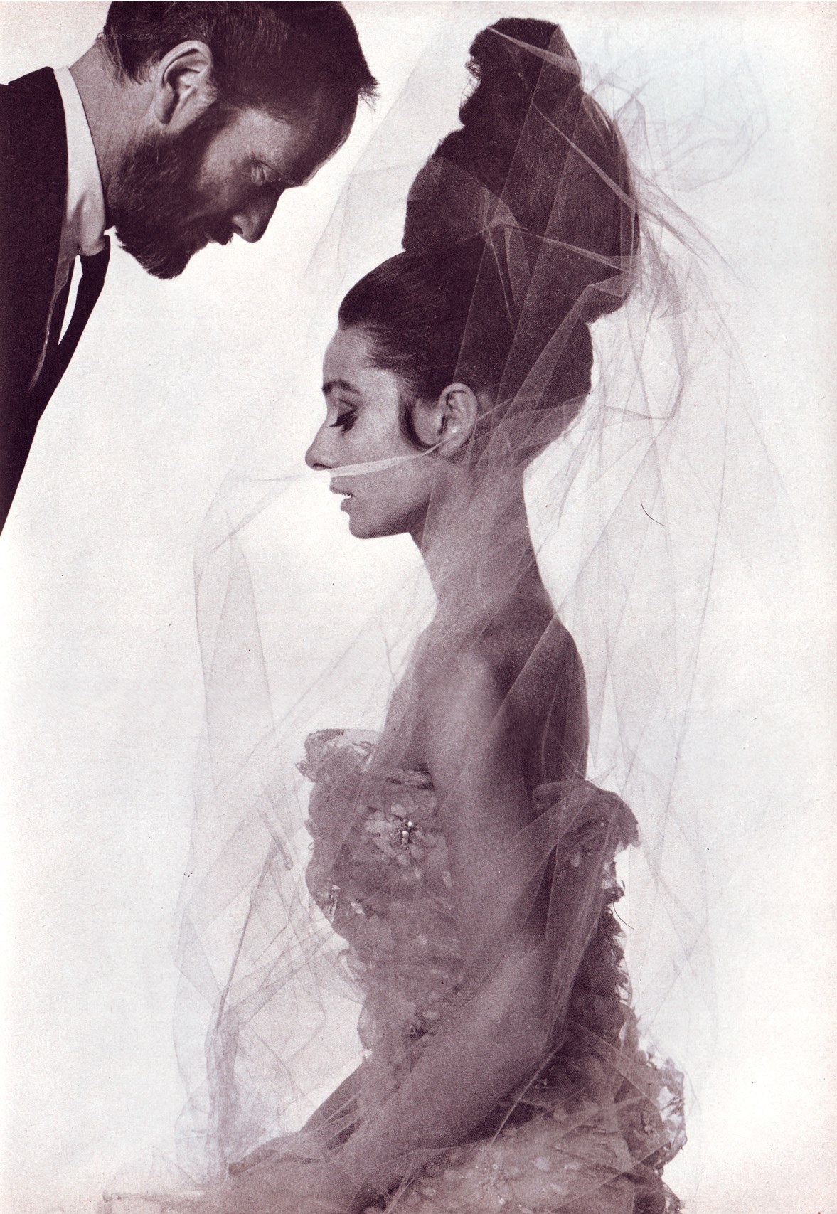 Bride and groom portrait