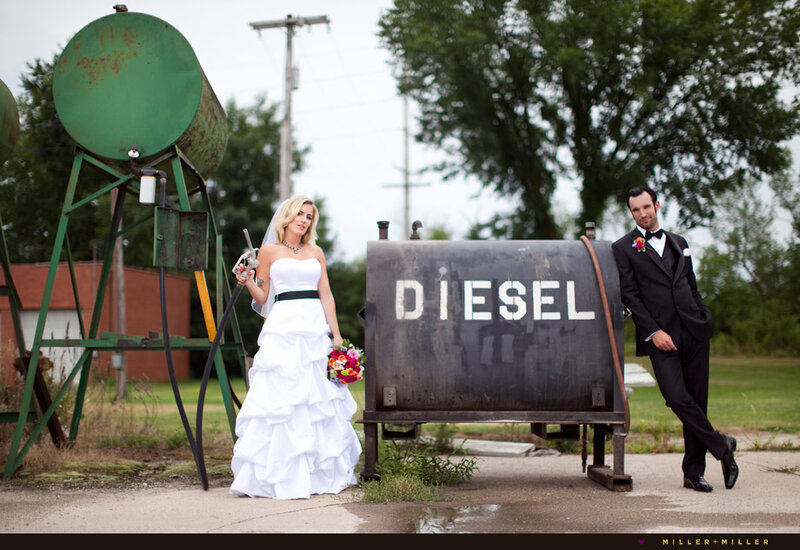 Bride and Groom — White