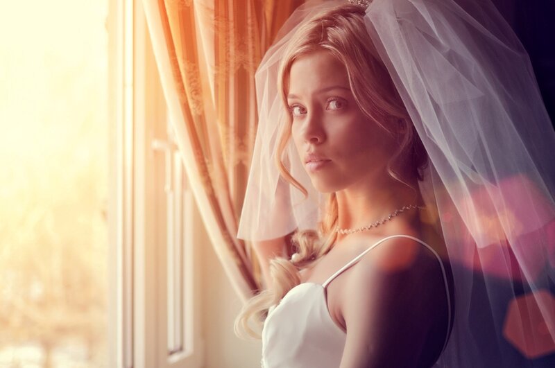 Bride by Window