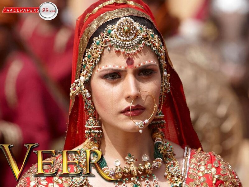 Bride in traditional Indian attire