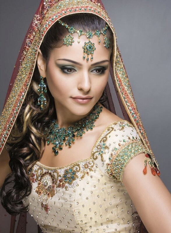 Bride in traditional Indian attire