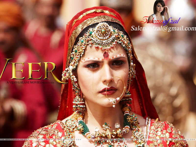 Bride in traditional Indian attire