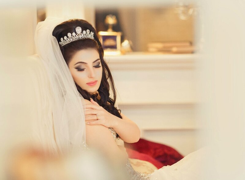 Bride in Veil and Tiara