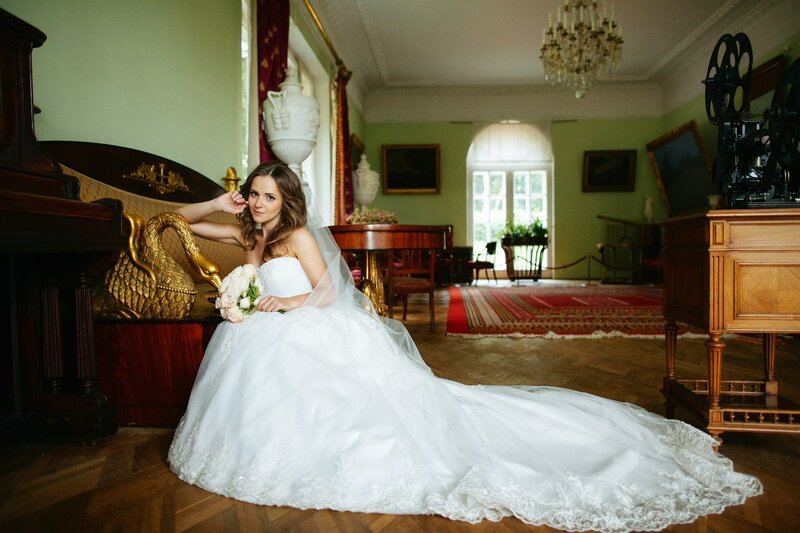 Bride in White Gown — Formal