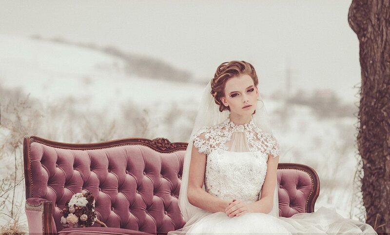 Bride on a Couch