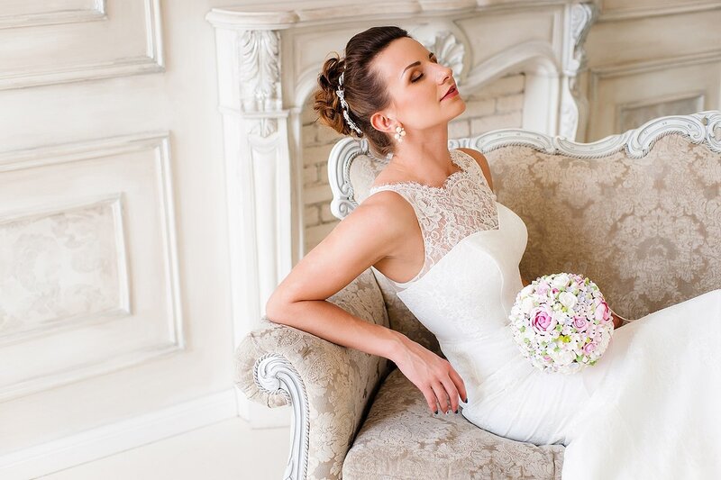 Bride on a Sofa