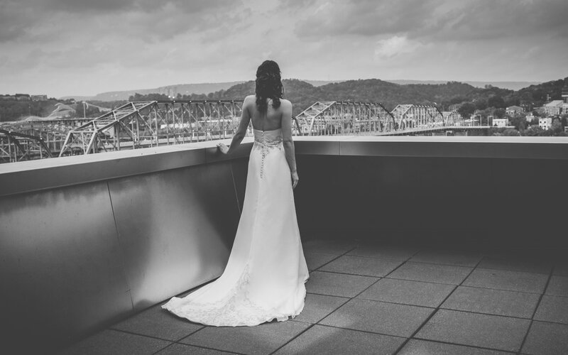 Bride on Rooftop