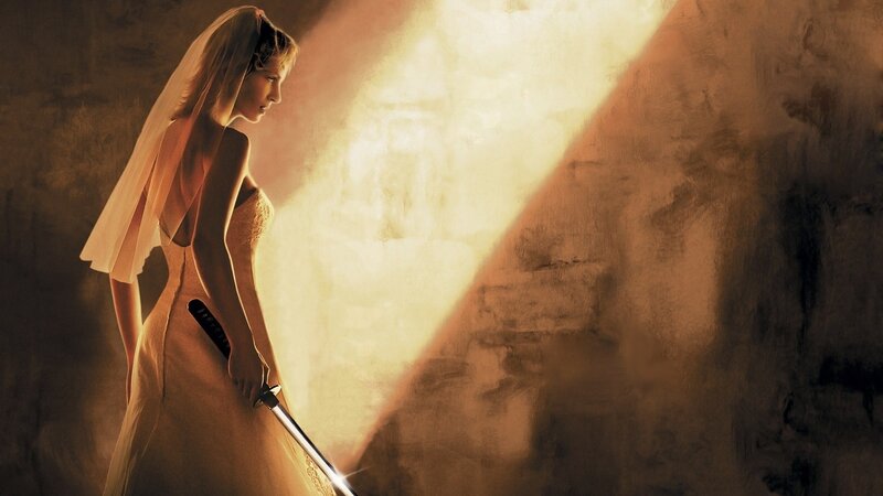 Bride with a sword