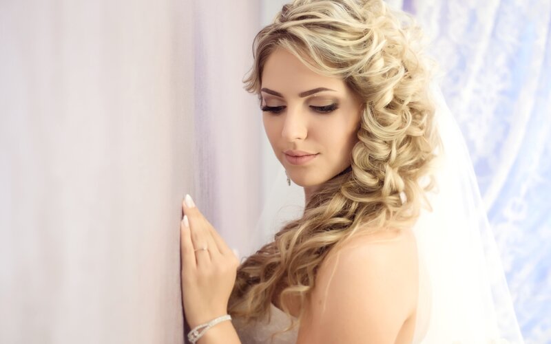 Bride with Blonde Hair