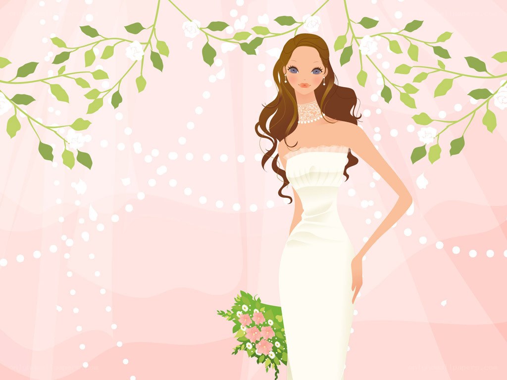 bride with bouquet