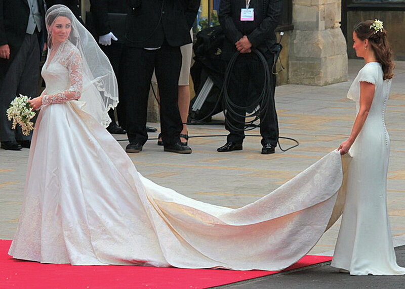 Bride with Long Train