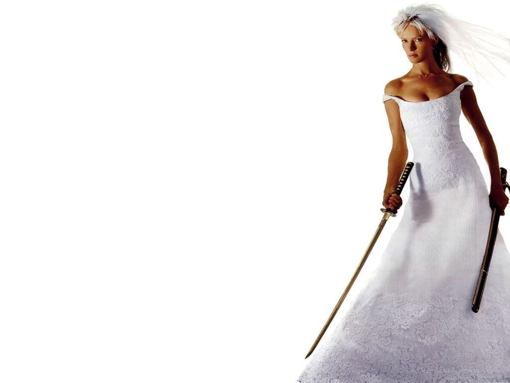 Bride with swords