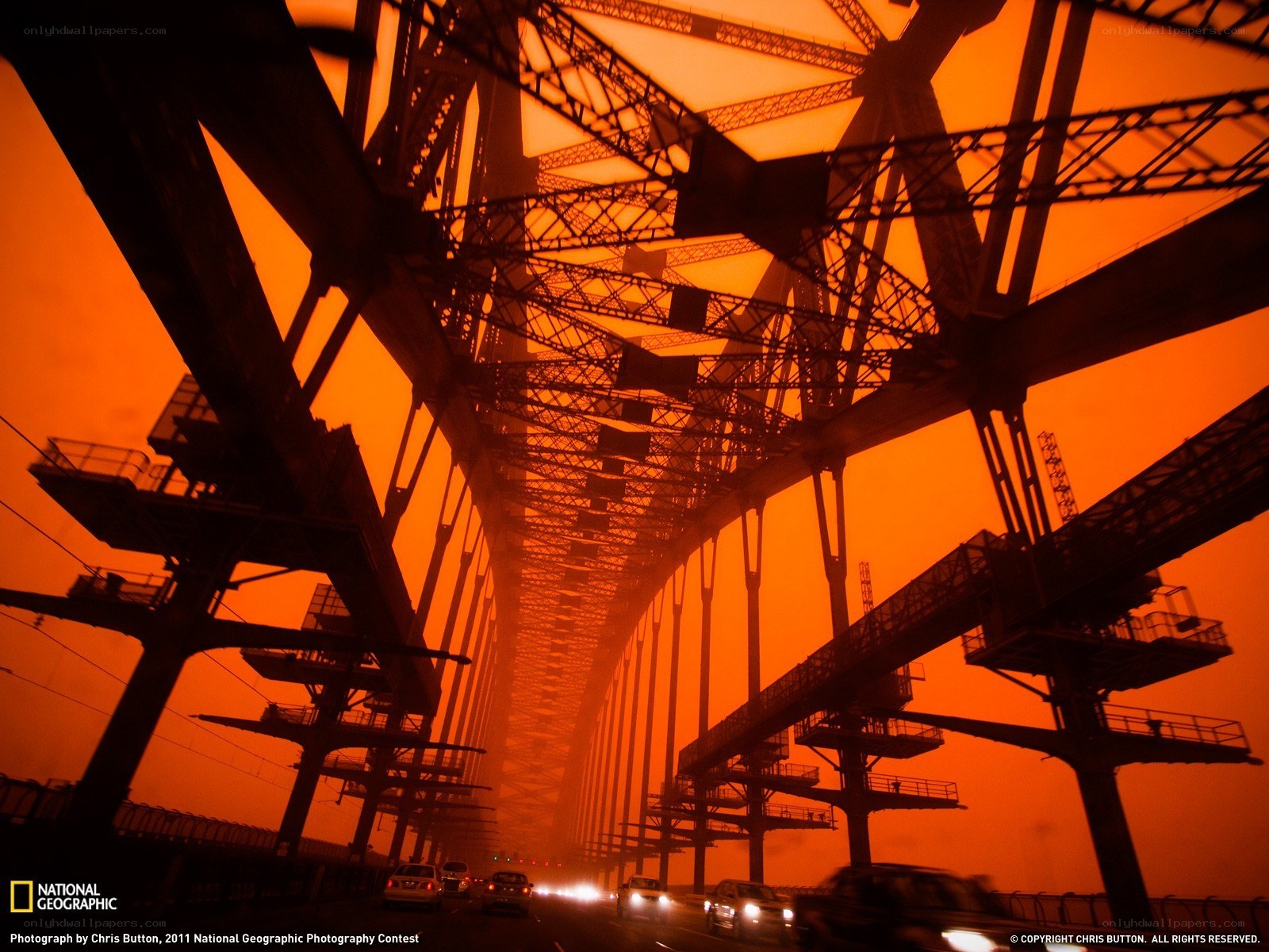 Bridge at sunset
