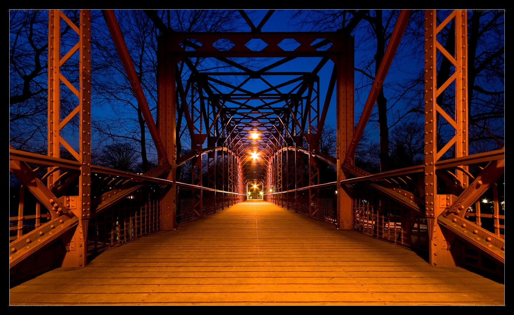Bridge at twilight