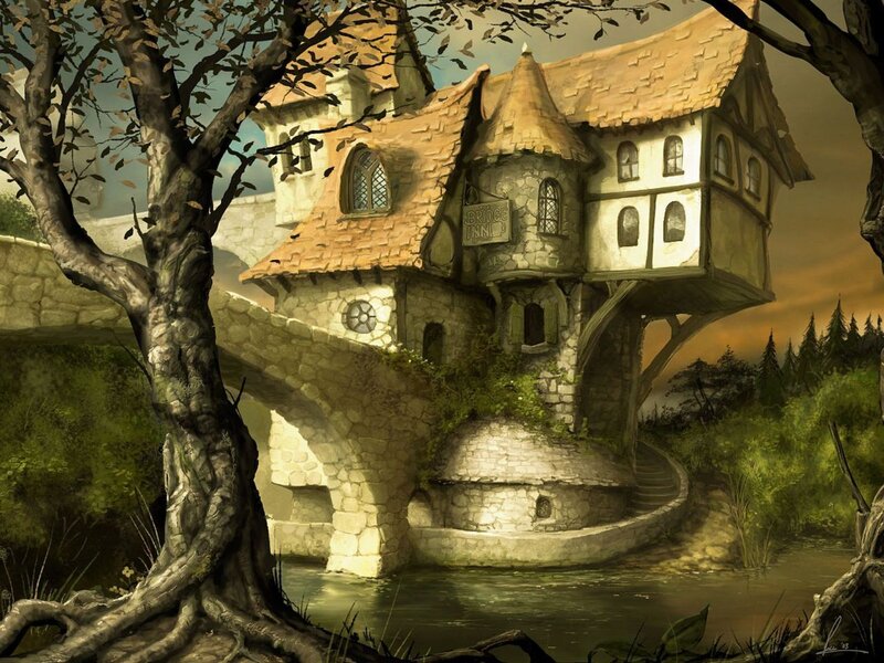 Bridge Inn fantasy house