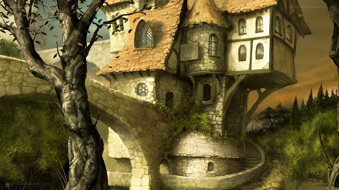 Bridge Inn fantasy village