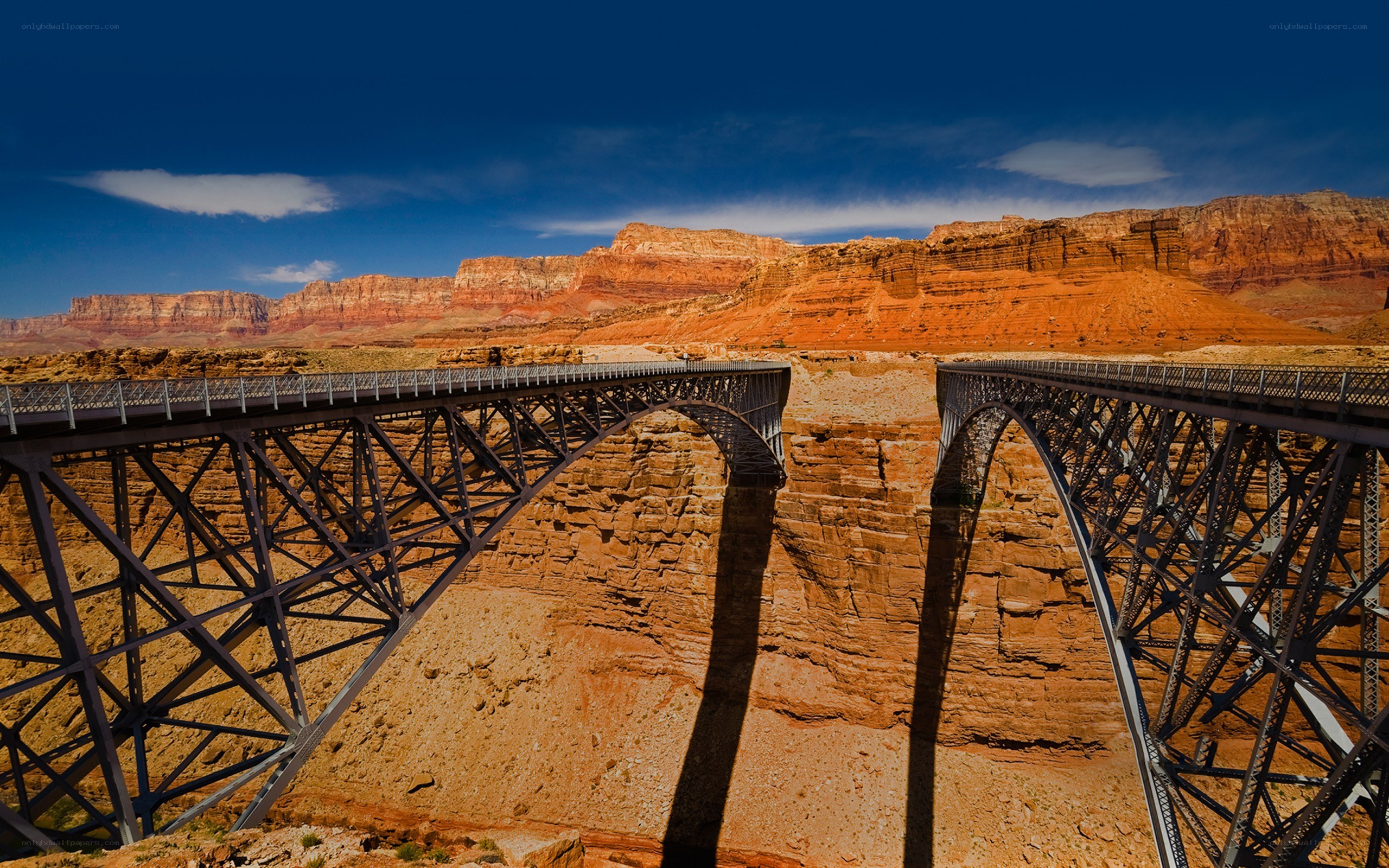 Bridge over a canyon
