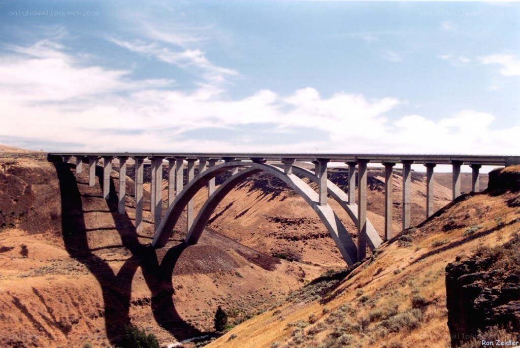 Bridge over a canyon