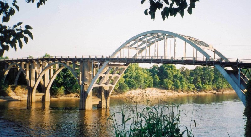 Bridge over a river