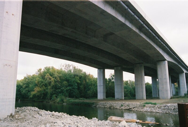 Bridge over a river