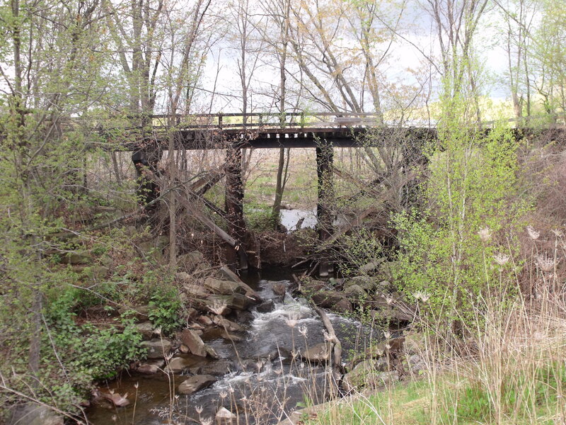 Bridge over a rocky stream