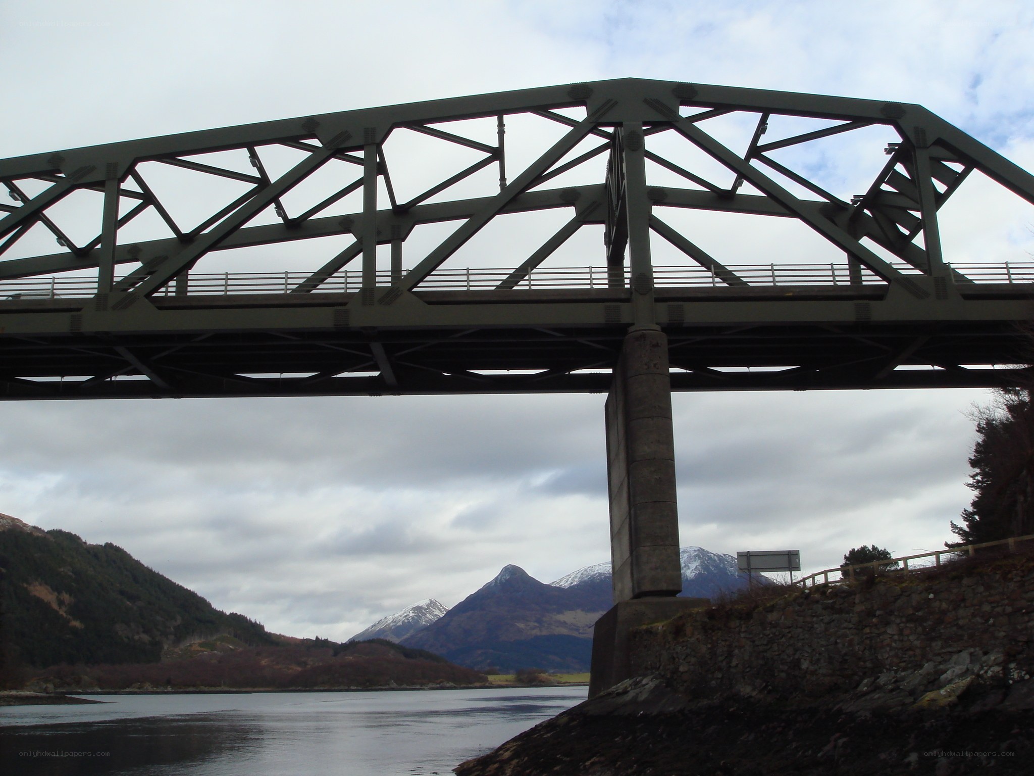 Bridge over a Scottish loch