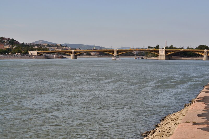 Bridge over a wide river