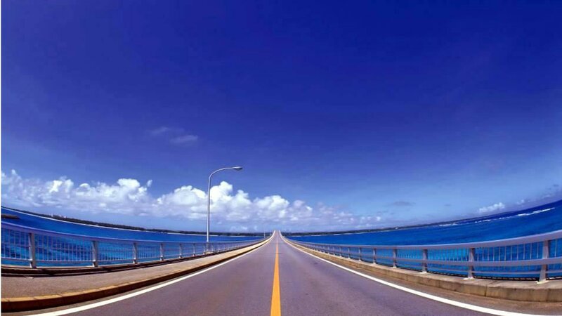 Bridge over Blue Water — Serene, Afternoon, Photograph