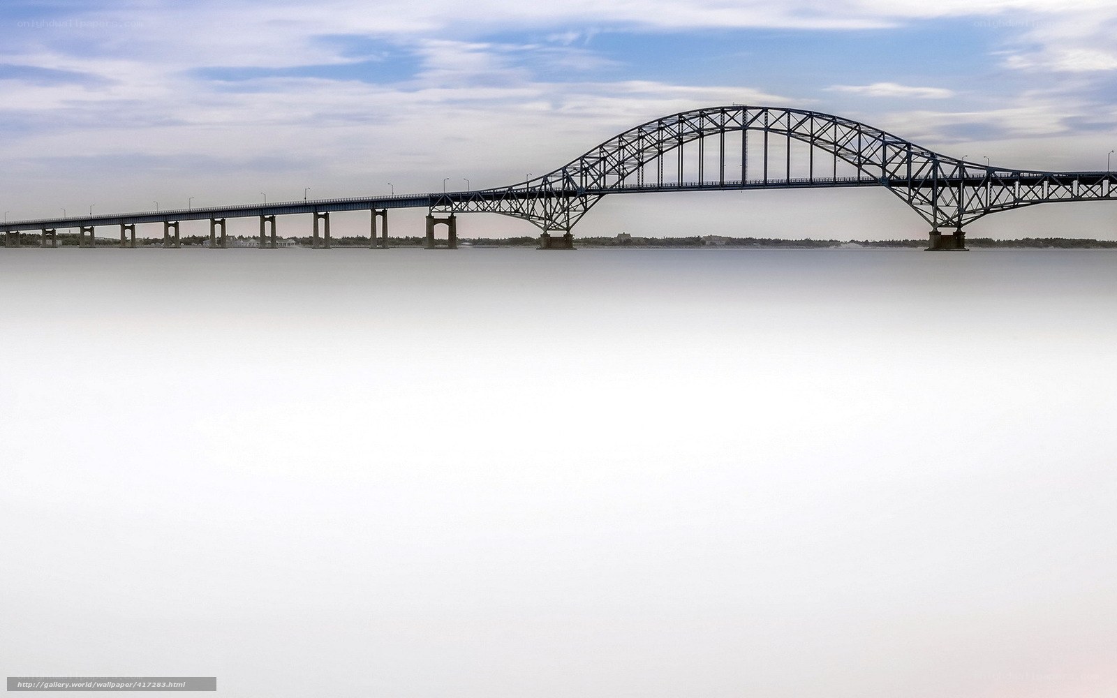 Bridge over calm water
