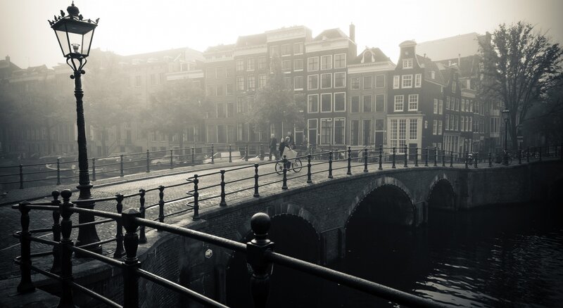 Bridge over Canal — Black