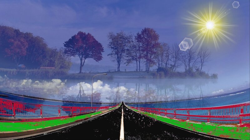 Bridge over Misty Lake