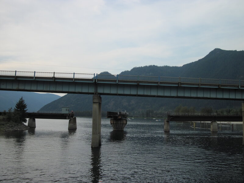 Bridge over River — Blue, Calm, Afternoon, Photograph