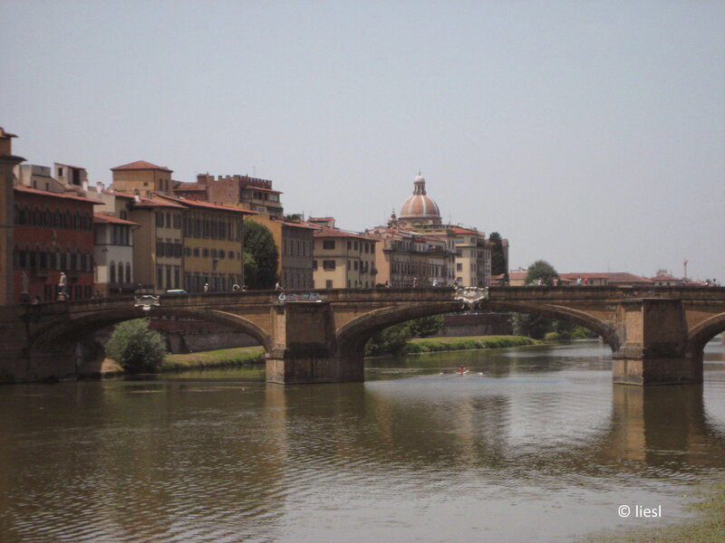 Bridge over River — Brown, Calm