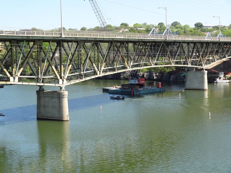 Bridge over River — Green, Calm, Afternoon