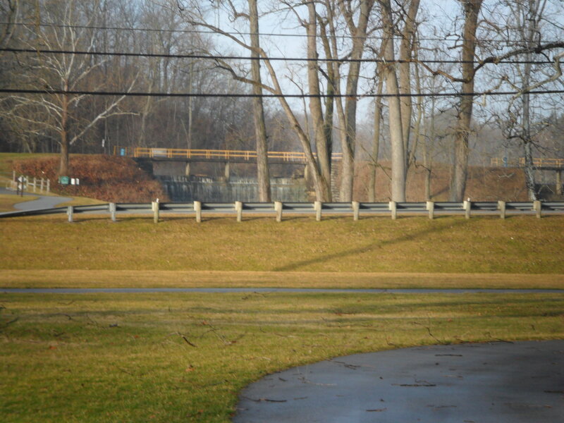 Bridge over River — Green, Calm