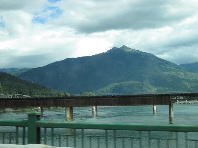 Bridge over River — Green, Overcast