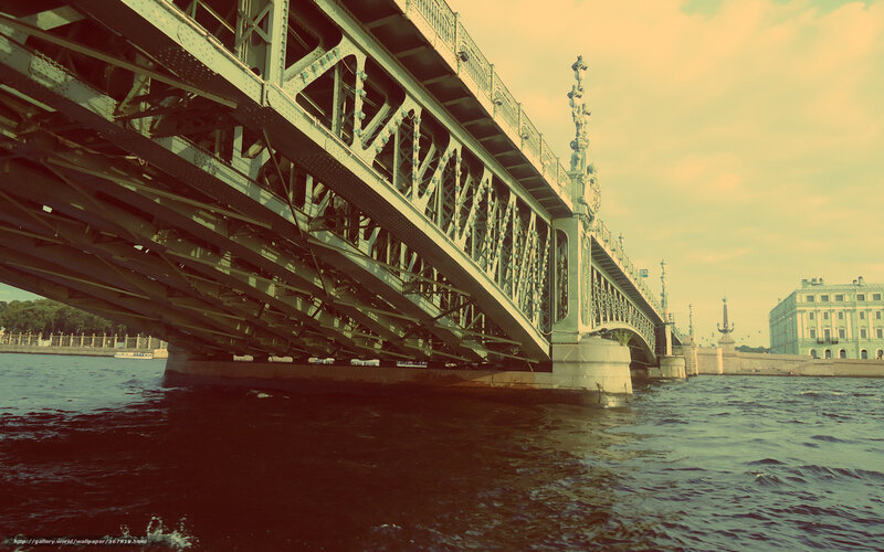 Bridge over River — Green, Serene, Afternoon, Photograph