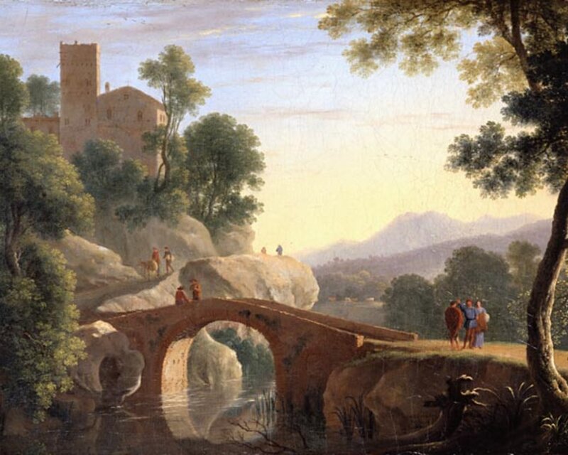 Bridge over River Landscape