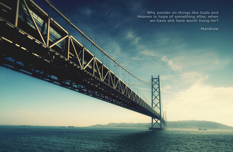Bridge over the sea