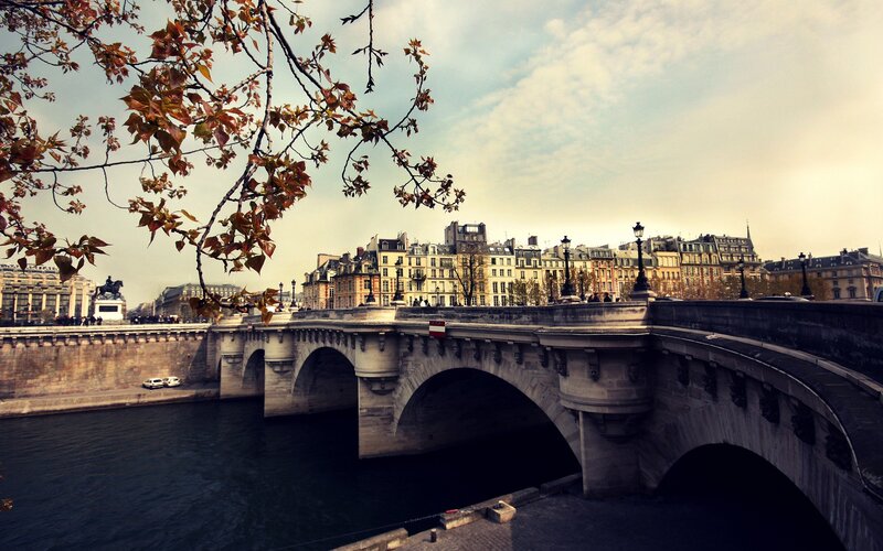 Bridge over the Seine in Paris