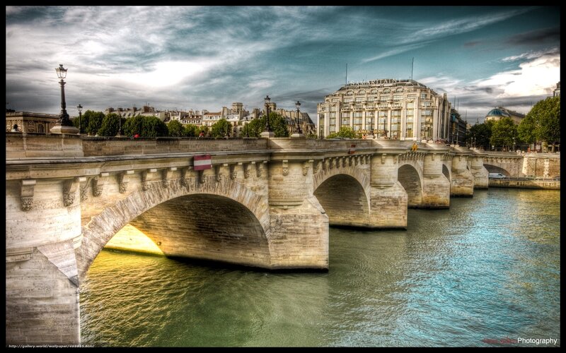 Bridge over the Seine in Paris