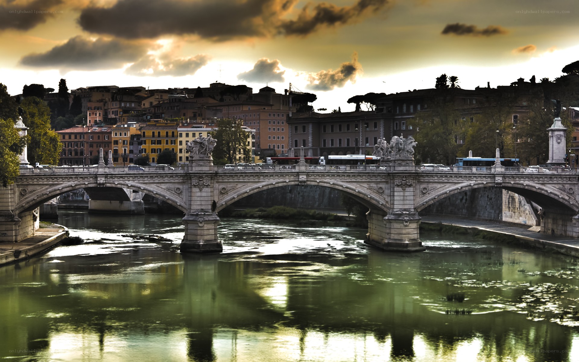 Bridge over the Tiber River