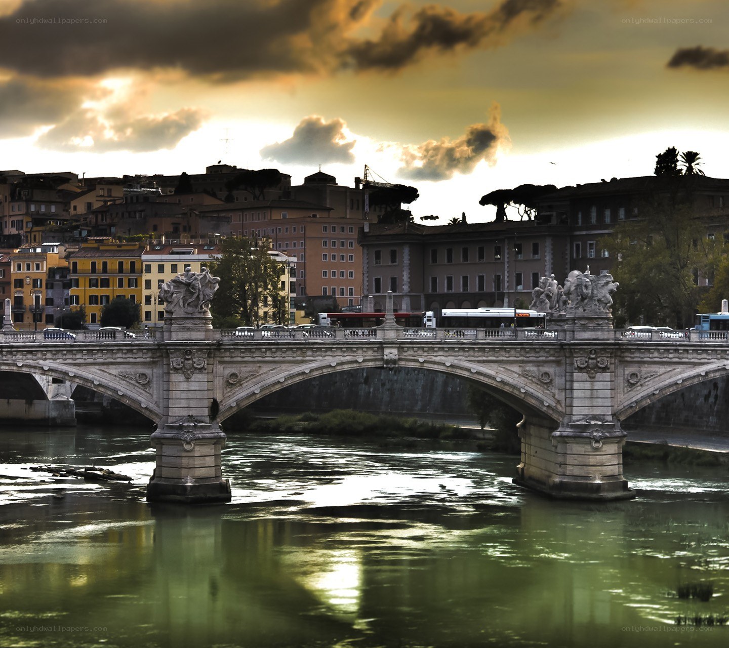 Bridge over the Tiber River