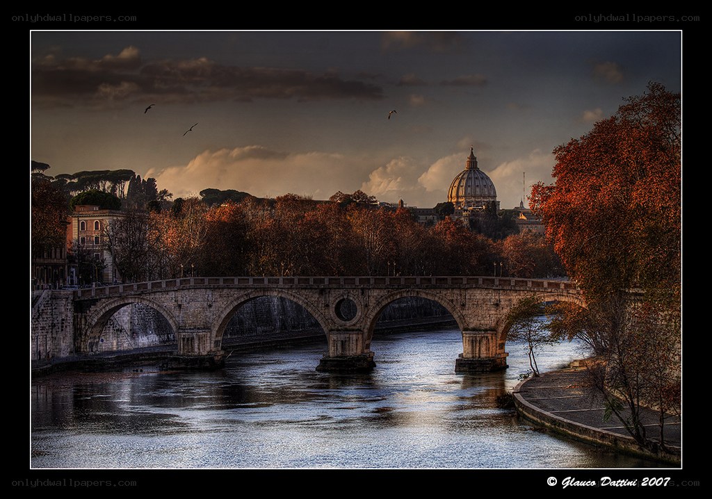Bridge over the Tiber River