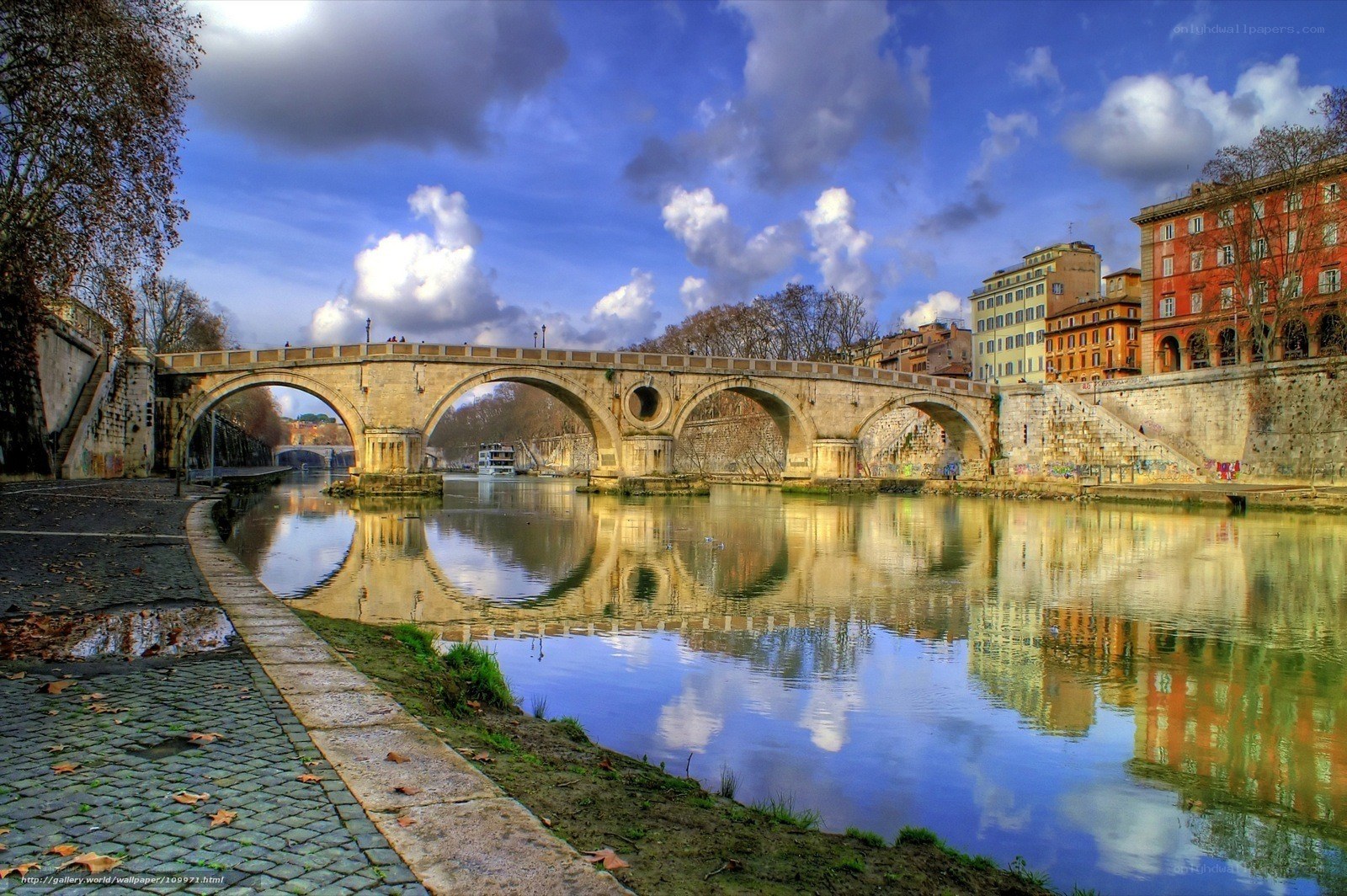 Bridge over the Tiber River